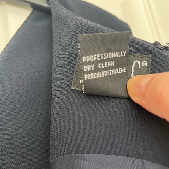 INC Gorgeous Navy Blue Dress - Picture 7 of 7